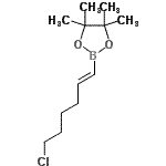 CAS 登录号：197313-32-9， 2-[(1E)-6-氯-1-己烯-1-基]-4,4,5,5-四甲基-1,3,2-二氧硼戊环