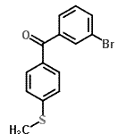 CAS#: 197439-23-9, (3-Bromophenyl)[4-(Methylsulfanyl)Phenyl]Methanone