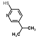 CAS 登录号：197448-76-3， 5-异丙基-2(1H)-吡啶硫酮