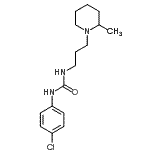 CAS#: 197502-59-3, 1-(4-Chlorophenyl)-3-[3-(2-Methyl-1-Piperidinyl)Propyl]Urea