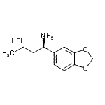 CAS#: 197508-49-9, (1R)-1-(1,3-Benzodioxol-5-Yl)-1-Butanamine Hydrochloride (1:1)
