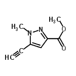 CAS#: 19762-23-3, Methyl 5-Ethynyl-1-Methyl-1H-Pyrazole-3-Carboxylate