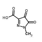 CAS#: 197652-34-9, 1-Methyl-4,5-Dioxo-4,5-Dihydro-1H-Pyrazole-3-Carboxylic Acid