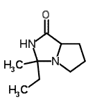 CAS#: 197709-31-2, 3-Ethyl-3-Methylhexahydro-1H-Pyrrolo[1,2-c]Imidazol-1-One