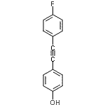 CAS 登录号：197770-48-2， 4-[(4-氟苯基)乙炔基]苯酚