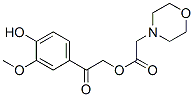 CAS#: 19779-55-6, [2-(4-Hydroxy-3-Methoxy-Phenyl)-2-Oxo-Ethyl] 2-Morpholin-4-Ylacetate