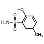 CAS 登录号：19801-43-5， 2-羟基-5-甲基苯磺酰胺