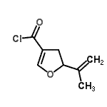 CAS#: 198023-76-6, 5-Isopropenyl-4,5-Dihydro-3-Furancarbonyl Chloride
