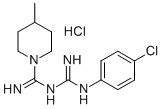 CAS#: 19803-80-6, N-((4-Chlorophenyl)Amidino)-4-Methyl-1-Piperidinecarboxamidine Monohydrochloride