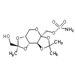 CAS#: 198215-60-0, [(3aS,5aR,7S,8aR,8bS)-7-(Hydroxymethyl)-2,2,7-trimethyltetrahydro-3aH-bis[1,3]dioxolo[4,5-b:4',5'-d]pyran-3a-yl]methyl sulfamate