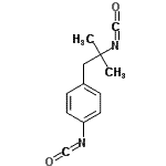 CAS 登录号：198283-44-2， 1-异氰酸-4-(2-异氰酸-2-甲基丙基)苯