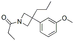 CAS 登录号：19832-48-5， 3-(3-甲氧基苯基)-1-丙酰基-3-丙基氮杂环丁烷