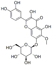 CAS 登录号：19833-25-1， 2-(3,4-二羟基苯基)-7-(beta-D-吡喃葡萄糖基氧基)-3,5-二羟基-6-甲氧基-4H-1-苯并吡喃-4-酮