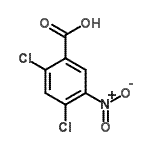 CAS 登录号：19861-62-2， 2,4-二氯-5-硝基苯甲酸