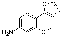 CAS#: 198821-79-3, 3-Methoxy-4-(1,3-Oxazol-5-Yl)Aniline