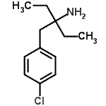 CAS 登录号：1989-69-1， 3-(4-氯苄基)-3-戊胺