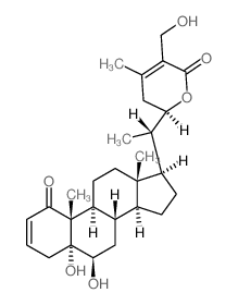 CAS#: 19891-82-8, (22R)-5,6beta,22,27-Tetrahydroxy-1-Oxo-5alpha-Ergosta-2,24-Dien-26-Oic Acid gamma-Lactone