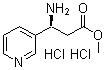 CAS#: 198959-36-3, (S)-beta-Amino-3-Pyridinepropanoic Acid Methyl Ester Dihydrochloride