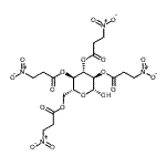 CAS#: 19896-10-7, 2,3,4,6-Tetrakis-O-(3-Nitropropanoyl)-beta-D-Glucopyranose