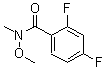 CAS#: 198967-25-8, 2,4-Difluoro-N-Methoxy-N-Methylbenzamide