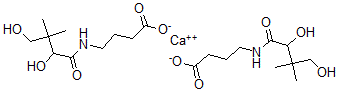 CAS#: 1990-07-4, 4-(2,4-Dihydroxy-3,3-Dimethylbutyramido)-Butyric Acid Calcium Salt (2:1)