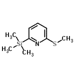 CAS 登录号：199273-59-1， 2-(甲硫基)-6-(三甲基硅烷基)吡啶