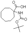 CAS 登录号：199330-75-1， 1-[[(1,1-二甲基乙氧基)羰基]氨基]-环辛烷羧酸