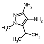 CAS#: 199342-18-2, 5-Isopropyl-1-Methyl-1H-Pyrazole-3,4-Diamine