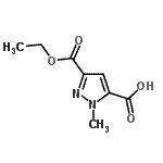 CAS#: 199480-36-9, 3-(Ethoxycarbonyl)-1-Methyl-1H-Pyrazole-5-Carboxylic Acid