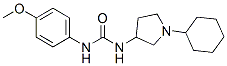 CAS#: 19985-19-4, 1-(1-Cyclohexyl-3-Pyrrolidinyl)-3-(4-Methoxyphenyl)Urea