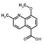 CAS#: 199872-12-3, 8-Methoxy-2-Methyl-5-Quinolinecarboxylic Acid