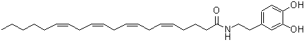 CAS#: 199875-69-9, (5Z,8Z,11Z,14Z)-N-[2-(3,4-Dihydroxyphenyl)Ethyl]-5,8,11,14-Icosatetraenamide