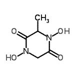 CAS#: 20010-74-6, 1,4-Dihydroxy-3-Methyl-2,5-Piperazinedione