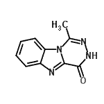 CAS 登录号：20029-12-3， 1-甲基[1,2,4]三嗪并[4,5-a]苯并咪唑-4(3H)-酮