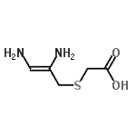 CAS 登录号：200341-25-9， {[(2Z)-2,3-二氨基-2-丙烯-1-基]硫基}乙酸