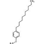 CAS#: 20056-64-8, 1-Methoxy-4-Undecylbenzene