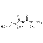 CAS#: 201292-46-8, 4-Ethoxy-N-Methoxy-N-Methyl-5-Oxo-4,5-Dihydro-1H-Tetrazole-1-Carboxamide