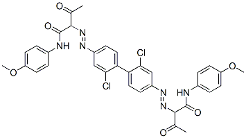 CAS#: 20139-62-2, 2,2'-[(2,2'-Dichloro[1,1'-Biphenyl]-4,4'-Diyl)Bis(Azo)]Bis[N-(4-Methoxyphenyl)-3-Oxobutyramide]