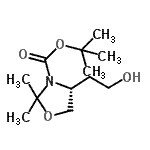CAS#: 201404-86-6, 2-Methyl-2-Propanyl (4R)-4-(2-Hydroxyethyl)-2,2-Dimethyl-1,3-Oxazolidine-3-Carboxylate