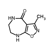 CAS#: 201487-90-3, 3-Methyl-5,6,7,8-Tetrahydro-4H-[1,2]Oxazolo[5,4-e][1,4]Diazepin-4-One