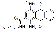CAS#: 20171-06-6, 1-Amino-N-Butyl-9,10-Dihydro-4-(Methylamino)-9,10-Dioxoanthracene-2-Carboxamide
