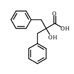 CAS 登录号：20177-12-2， 2-苄基-2-羟基-3-苯丙酸