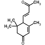 CAS 登录号：20194-68-7， 3,5,5-三甲基-4-[(1E)-3-氧代-1-丁烯-1-基]-2-环己烯-1-酮