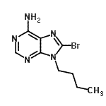 CAS#: 202136-43-4, 8-Bromo-9-Butyl-9H-Purin-6-Amine