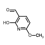 CAS 登录号：202185-90-8， 6-甲氧基-2-氧代-1,2-二氢-3-吡啶甲醛