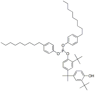 CAS#: 20227-53-6, 2-(Tert-Butyl)-4-[1-[3-(Tert-Butyl)-4-Hydroxyphenyl]-1-Methylethyl]Phenyl Bis(4-Nonylphenyl) Phosphite