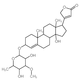 CAS#: 20248-01-5, 3beta-[(6-Deoxy-3-O-Methyl-alpha-L-Mannopyranosyl)Oxy]-14-Hydroxycarda-4,20(22)-Dienolide