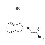 CAS 登录号：202914-18-9， N<sup>2</sup>-(2,3-二氢-1H-茚-2-基)甘氨酰胺盐酸盐(1:1)