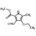 CAS#: 203207-40-3, Methyl 4-Ethoxy-3-Formyl-5-Methyl-1H-Pyrrole-2-Carboxylate