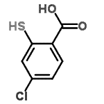 CAS#: 20324-49-6, 4-Chloro-2-Sulfanylbenzoic Acid